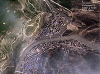 組圖：臺灣公布汶川大地震前后衛(wèi)星比對照片