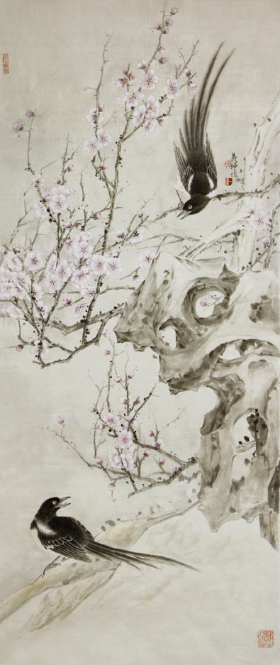 傅義坤作品宣紙國畫
